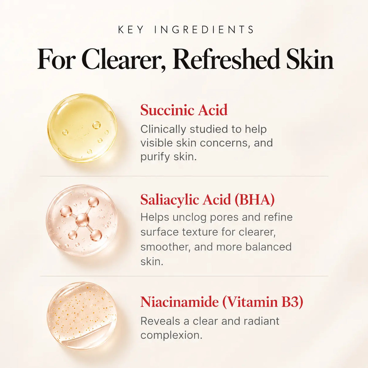 KOEC Succinic Acid Peel Pad